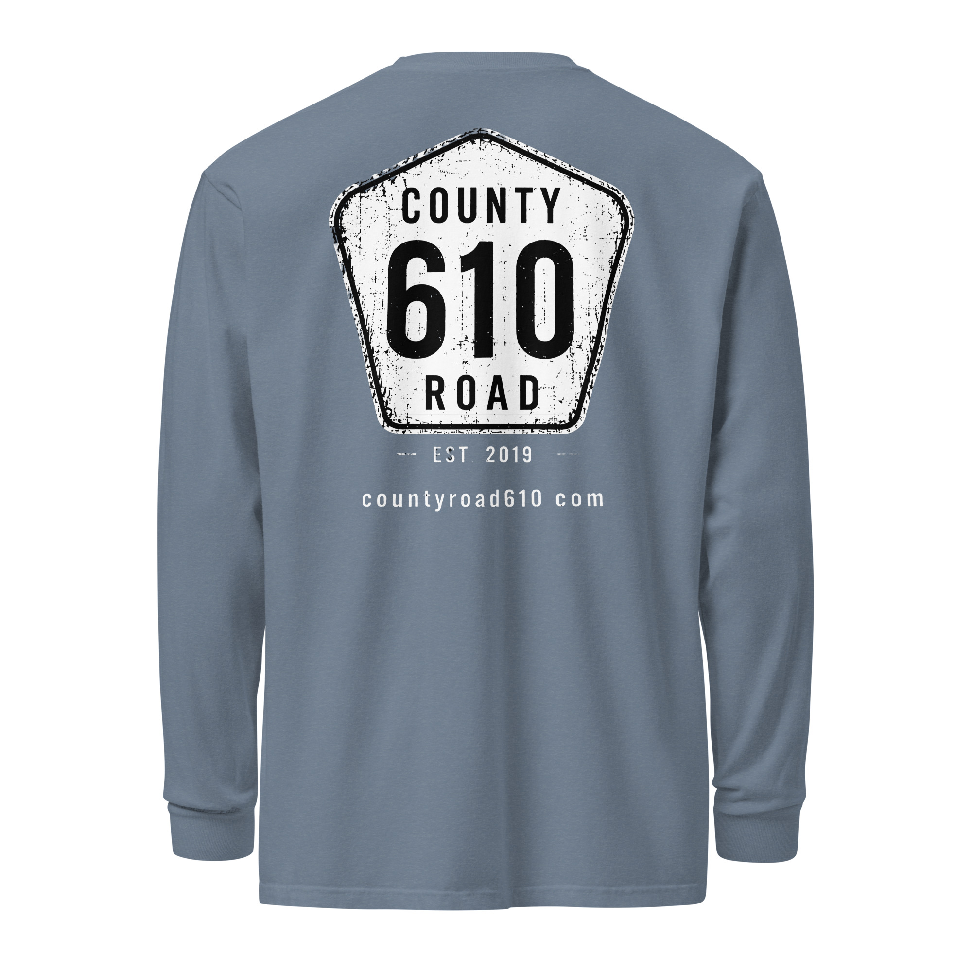 County Rd 610-Distressed CC Long Sleeve Tee - Image 6