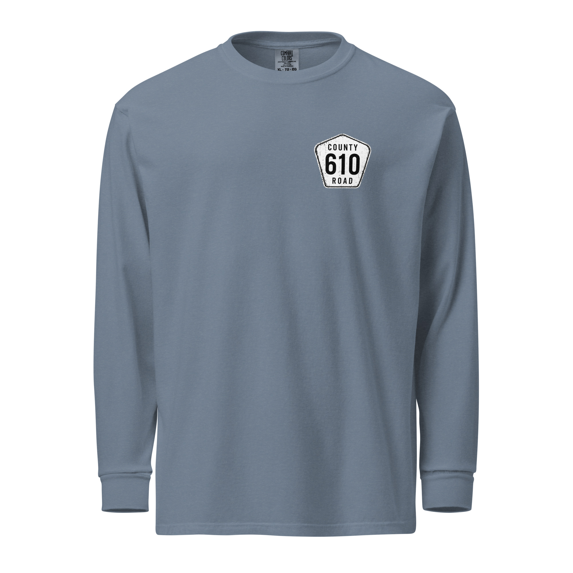 County Rd 610-Distressed CC Long Sleeve Tee - Image 5