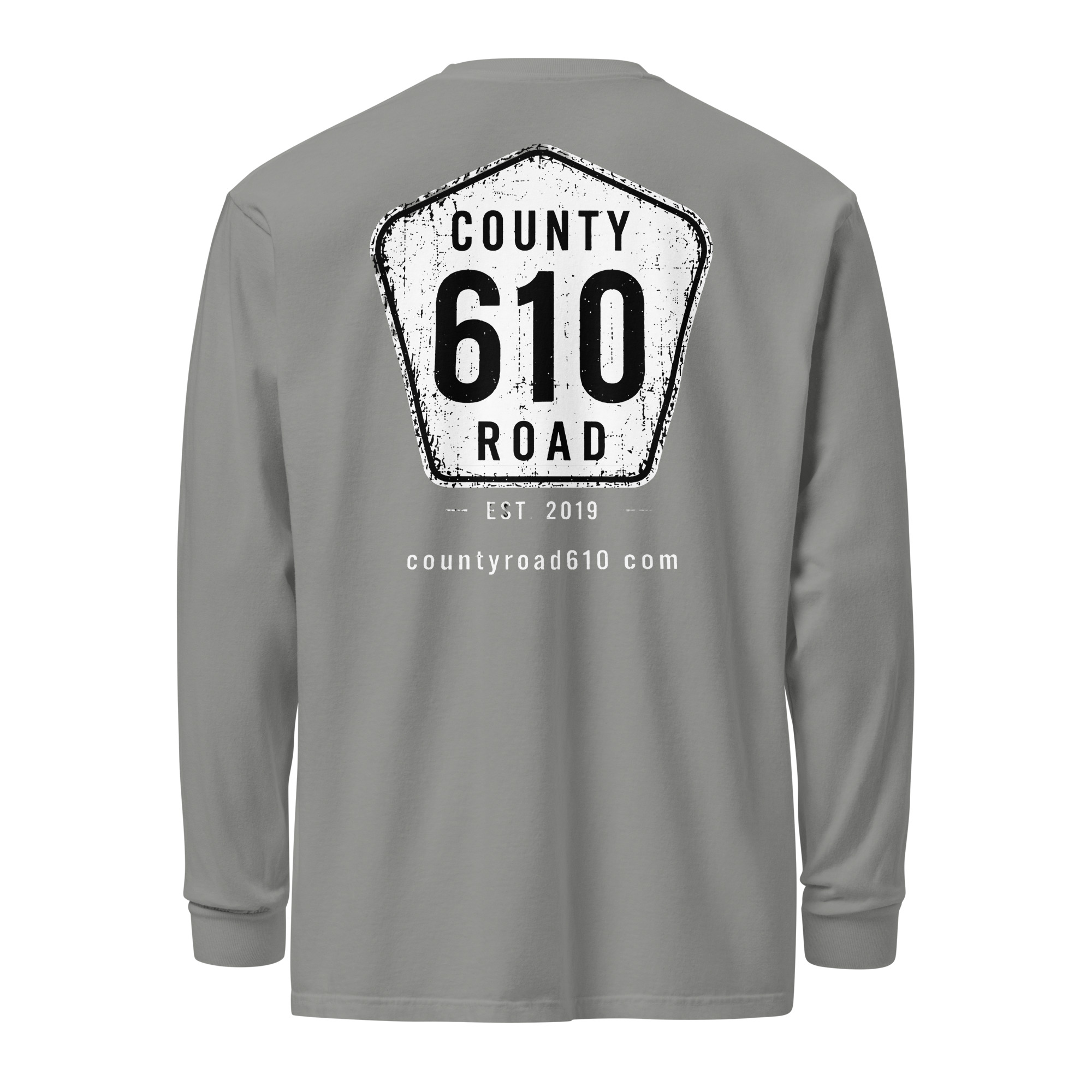 County Rd 610-Distressed CC Long Sleeve Tee - Image 10
