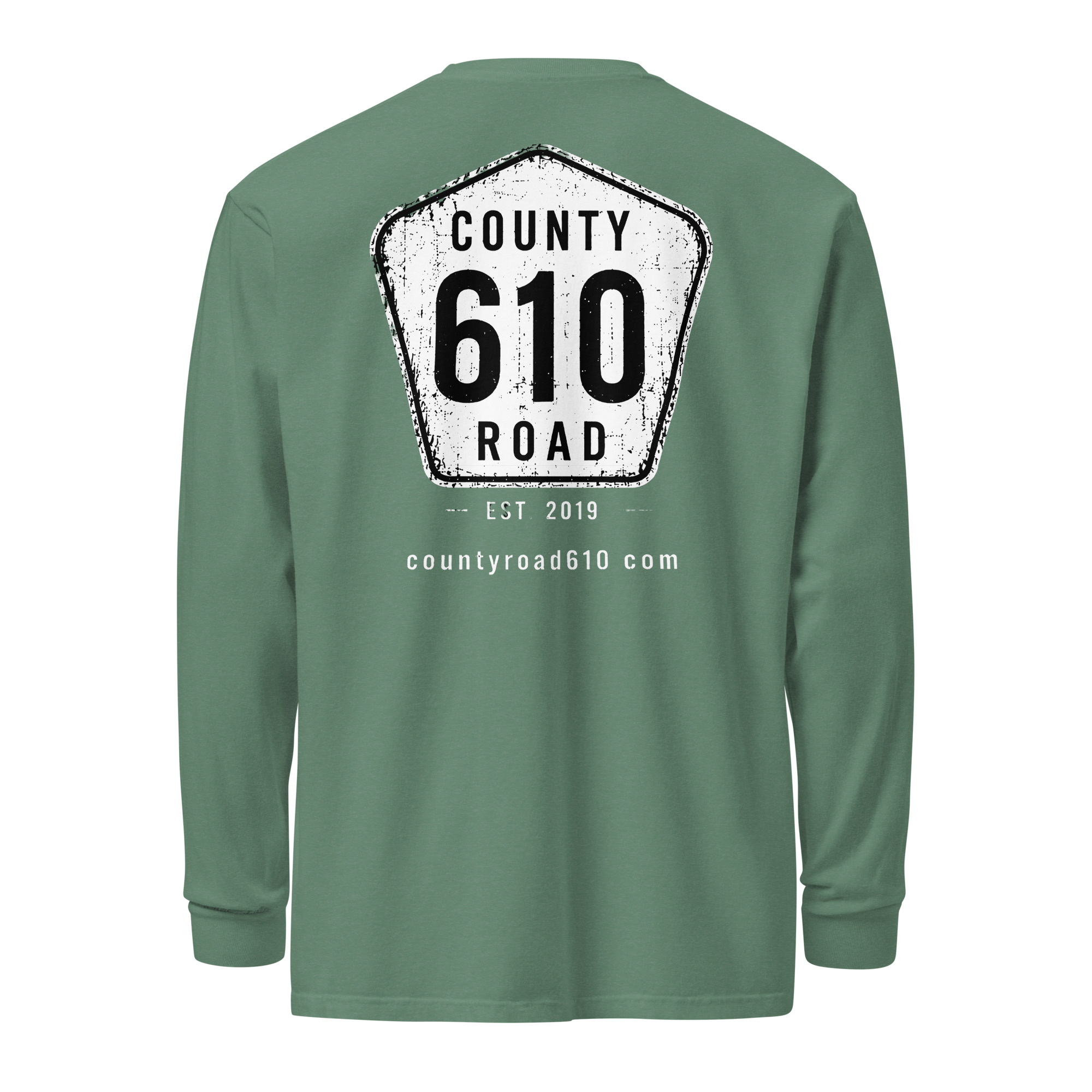 County Rd 610-Distressed CC Long Sleeve Tee - Image 8