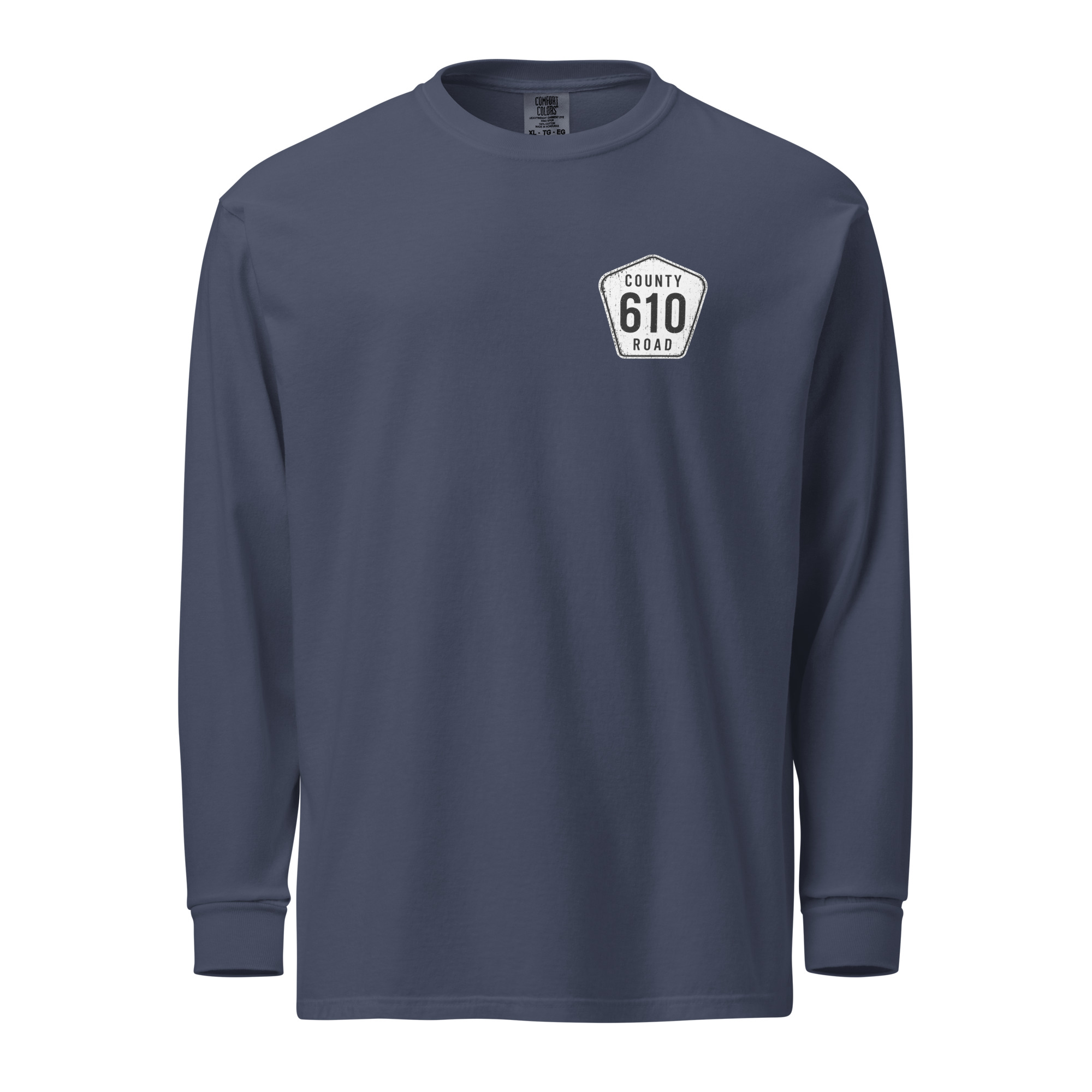 County Rd 610-Distressed CC Long Sleeve Tee