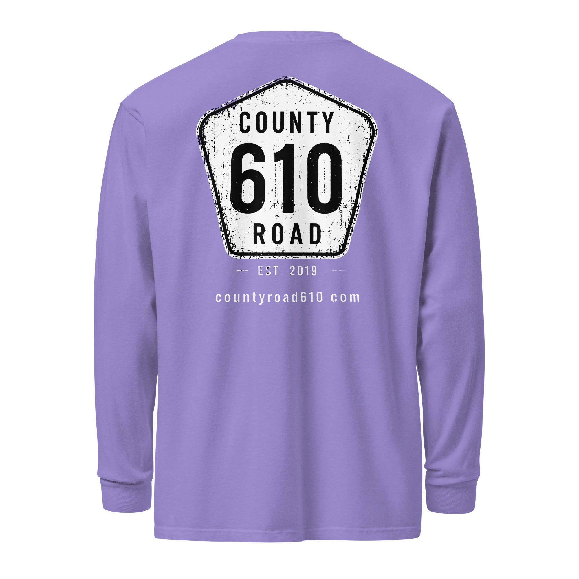 County Rd 610-Distressed CC Long Sleeve Tee - Image 12