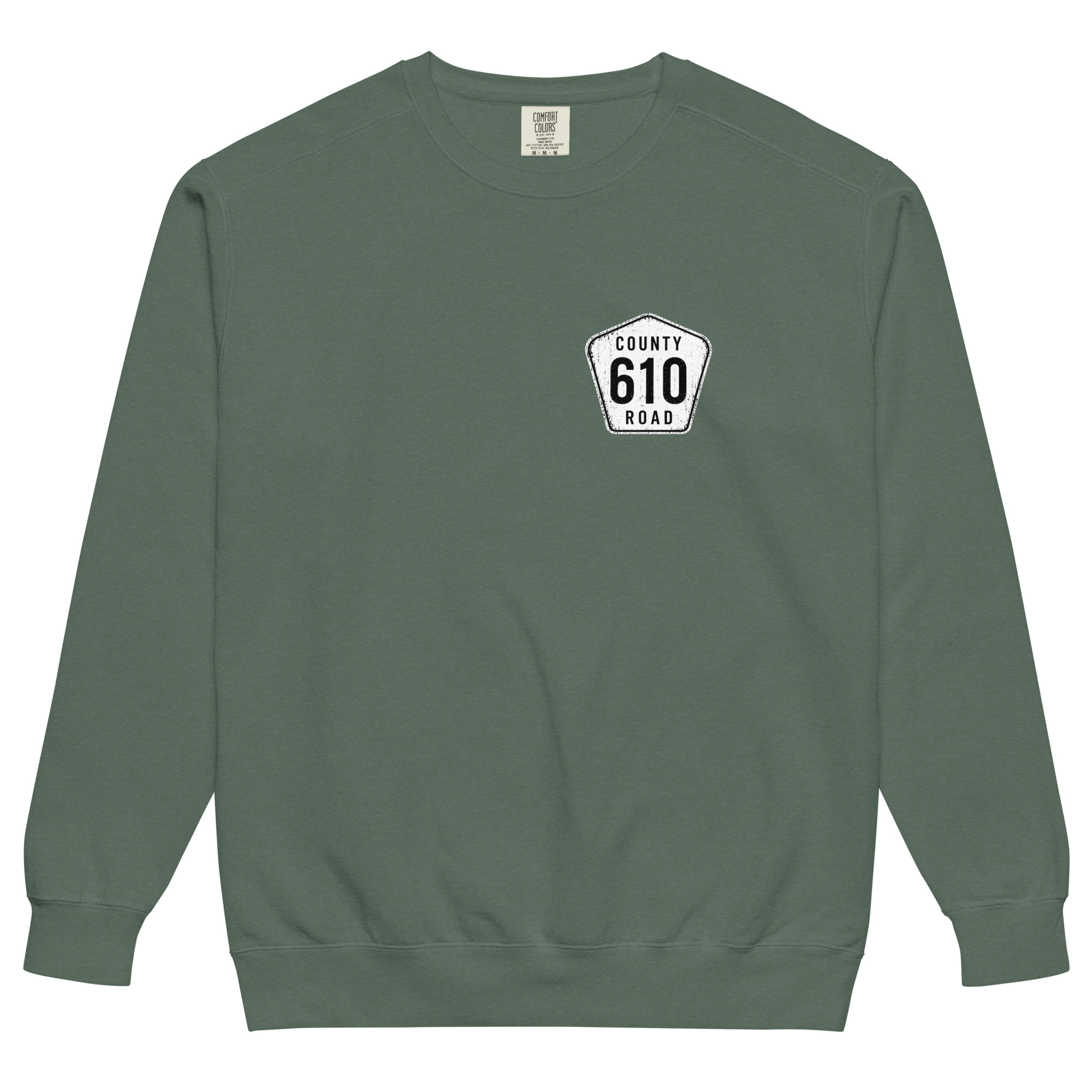 County Rd 610-Distressed CC Sweatshirt - Image 8