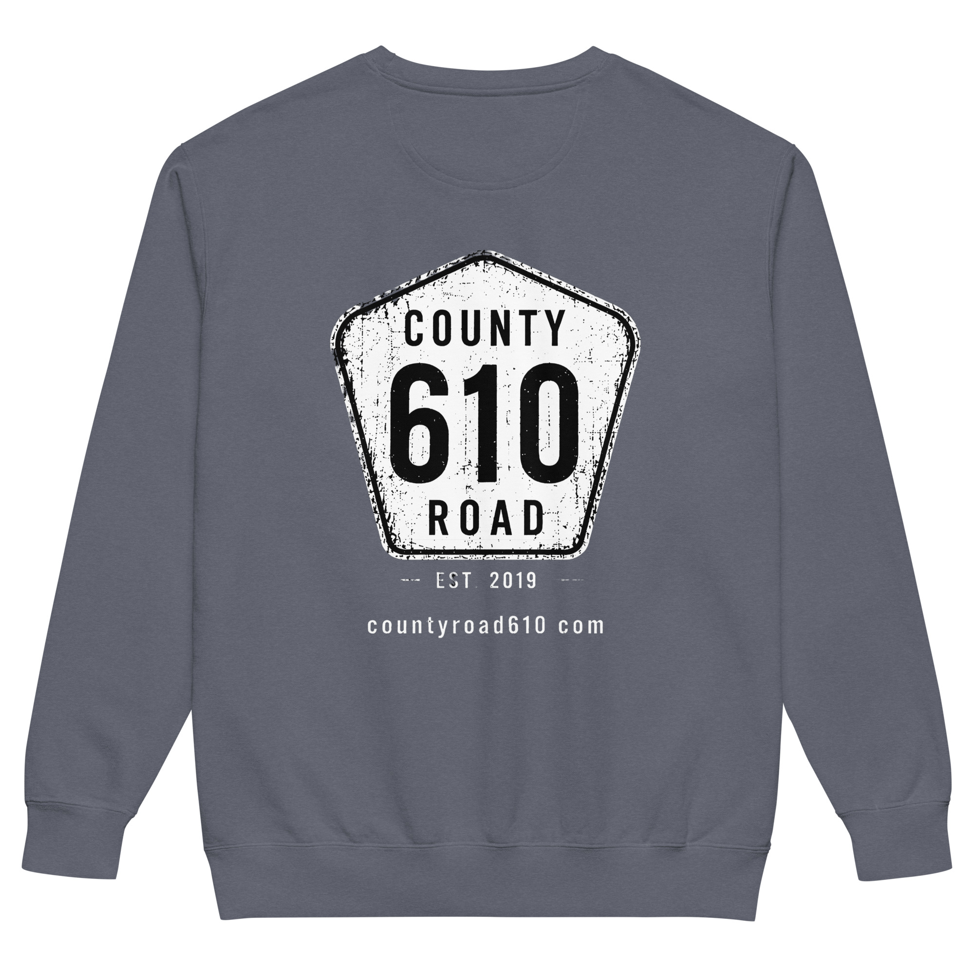 County Rd 610-Distressed CC Sweatshirt - Image 5
