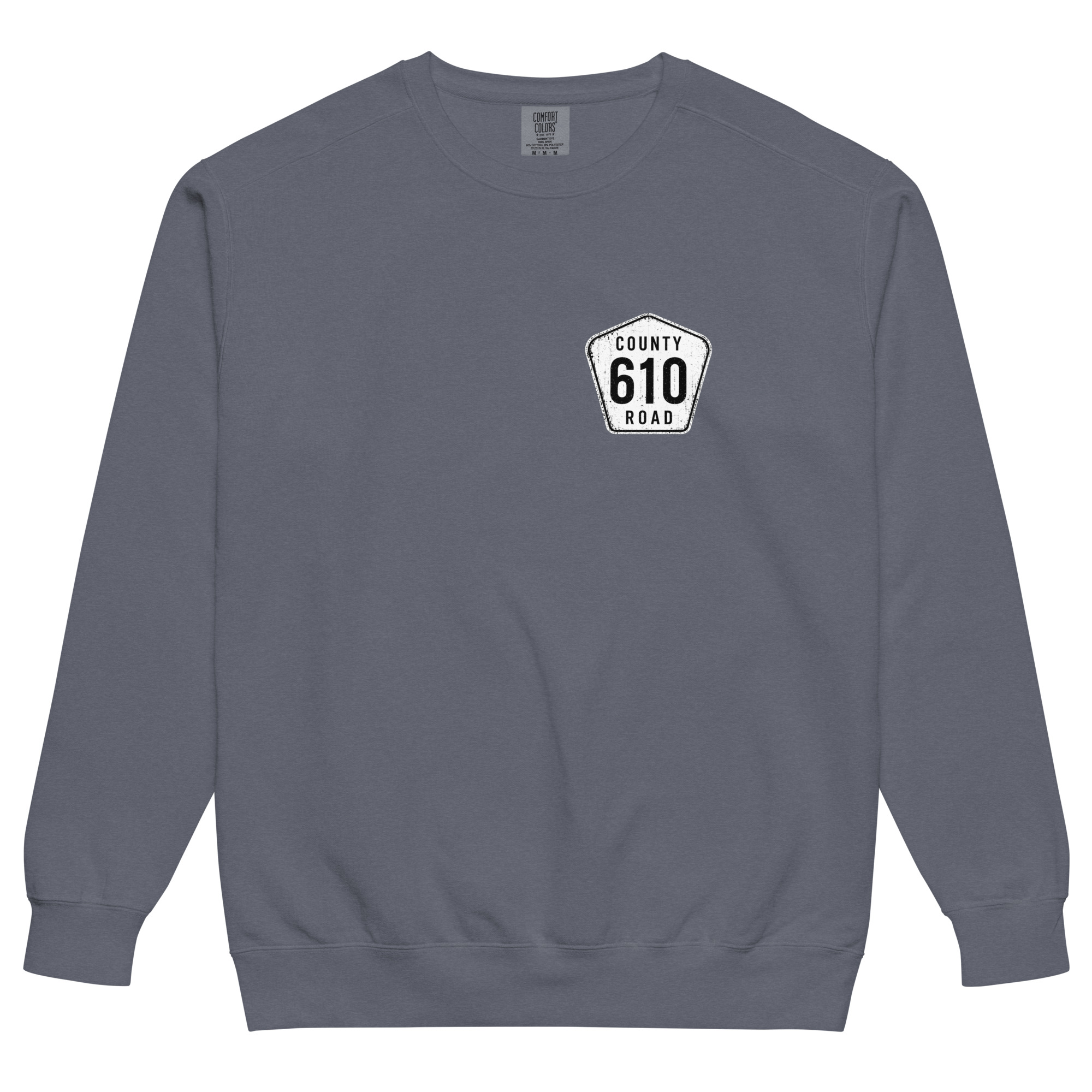 County Rd 610-Distressed CC Sweatshirt - Image 6