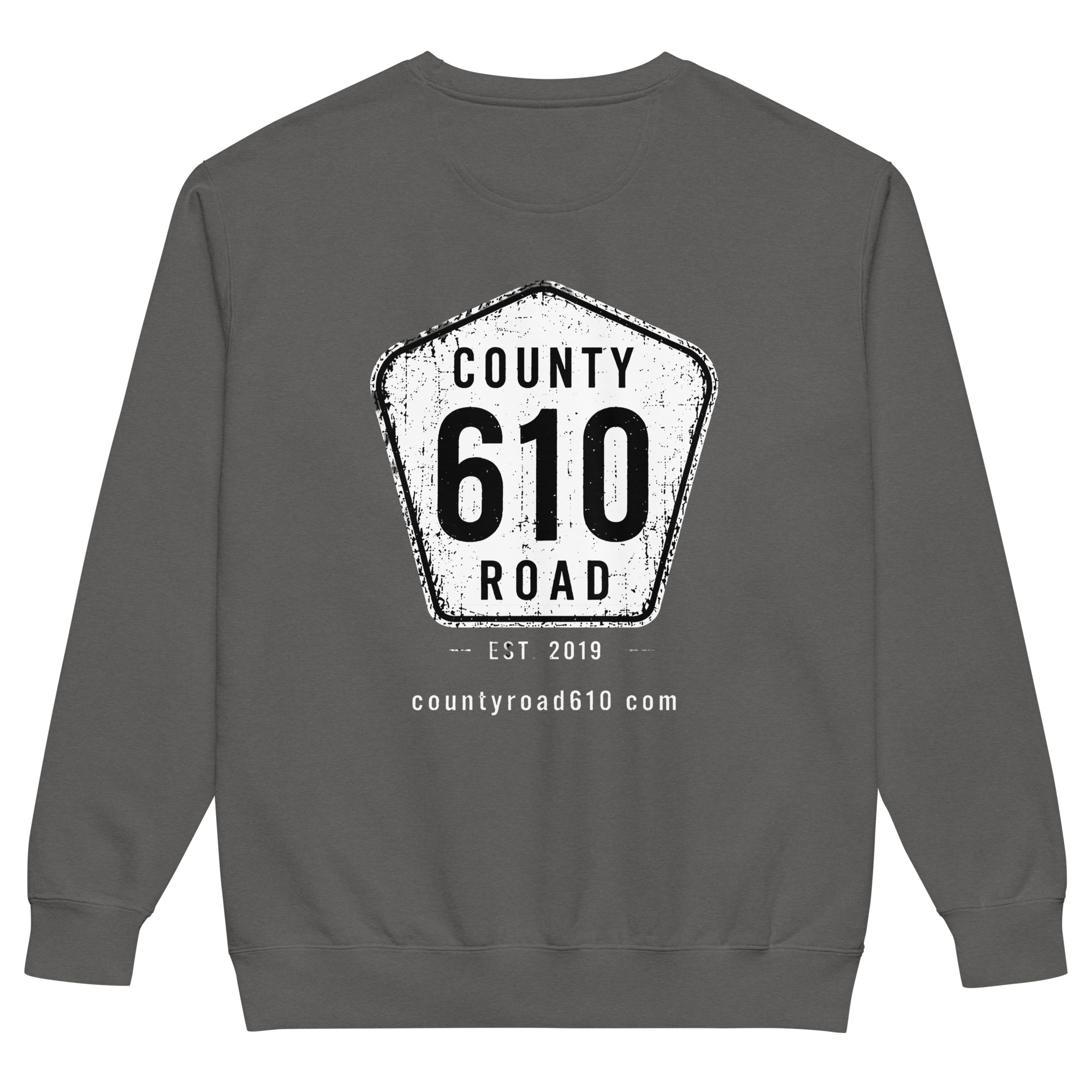 County Rd 610-Distressed CC Sweatshirt - Image 3