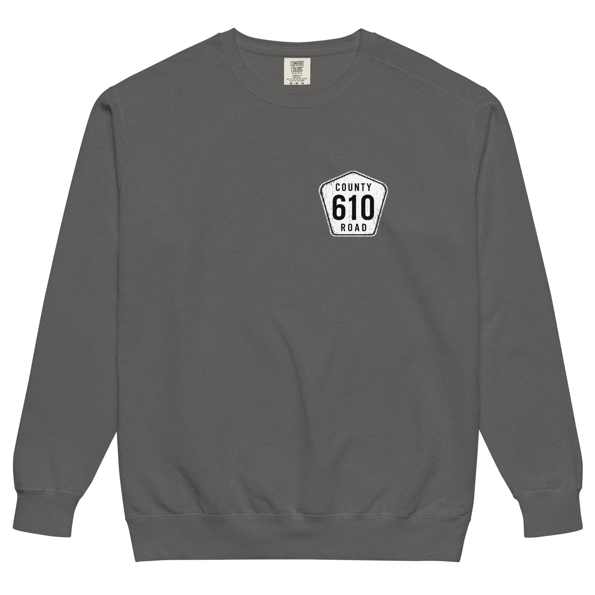 County Rd 610-Distressed CC Sweatshirt - Image 4