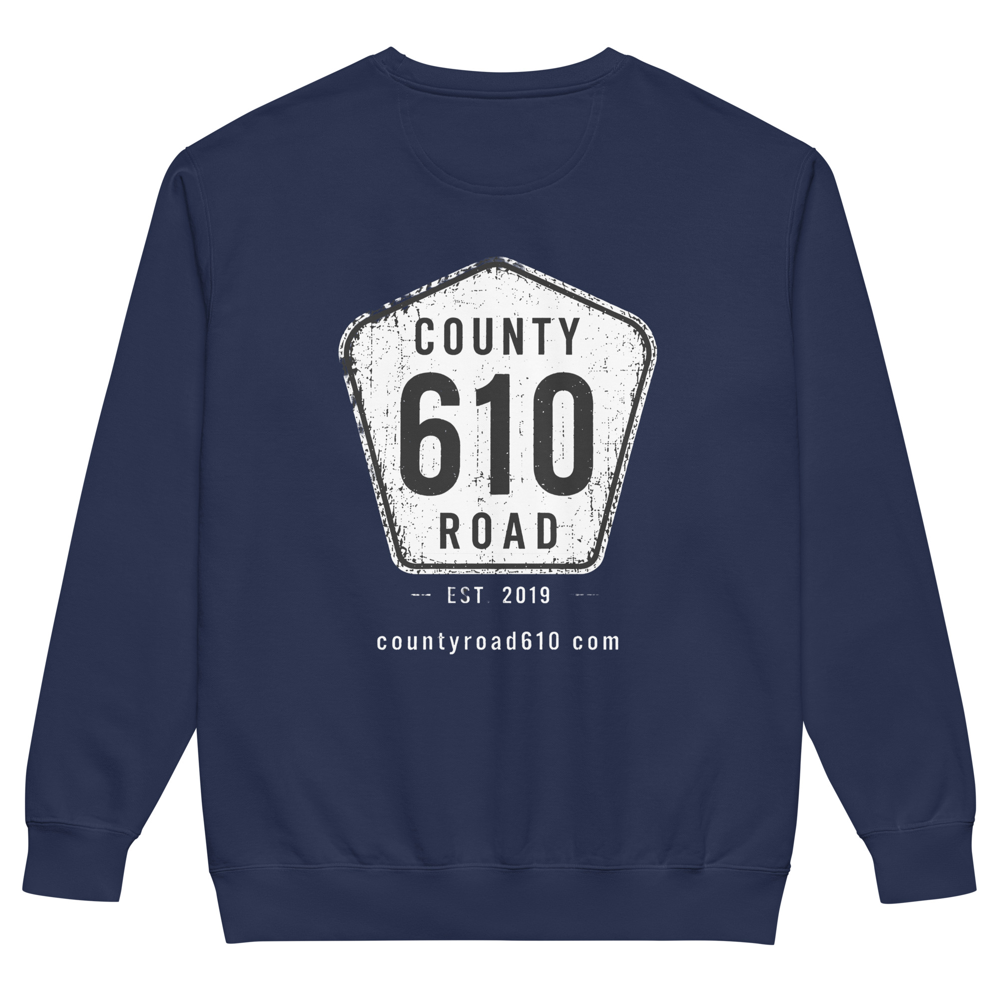 County Rd 610-Distressed CC Sweatshirt