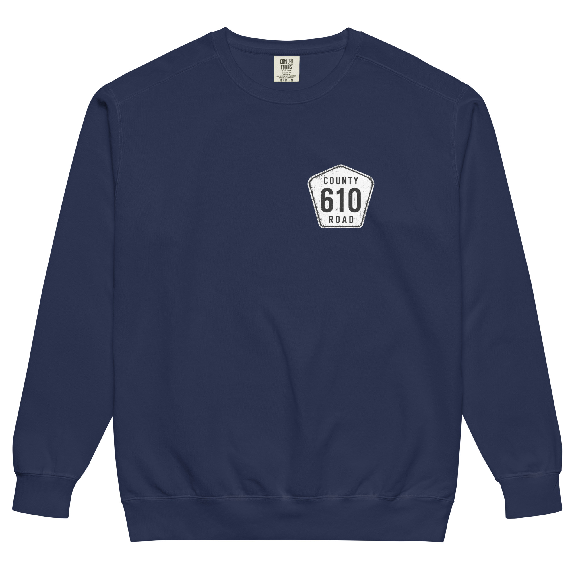 County Rd 610-Distressed CC Sweatshirt - Image 2